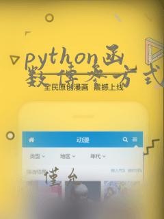 python函数传参方式