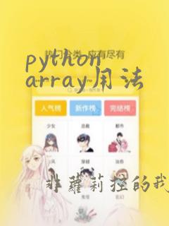 python array用法