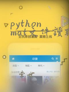 python mat文件读取