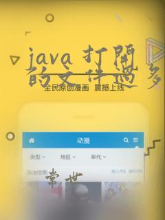 java 打开的文件过多