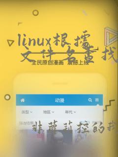 linux根据文件名查找文件命令