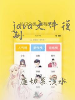 java文件复制