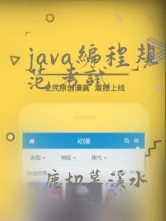 java编程规范考试