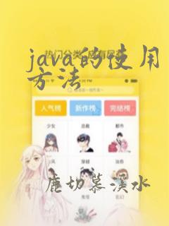 java的使用方法