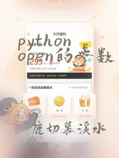 python open的参数