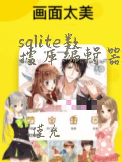 sqlite数据库编辑器
