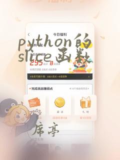 python的slice函数