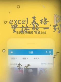 excel表格里按照一列数据排列