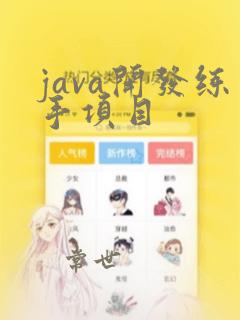 java开发练手项目