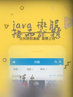 java 微服务面试题