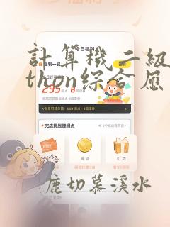 计算机二级python综合应用题