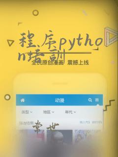 程序python培训