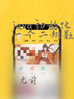 java初始化一个二维数组