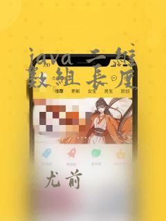 java 二维数组长度