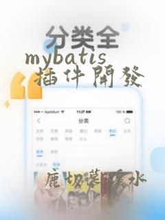 mybatis 插件开发