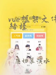 vue框架文件结构