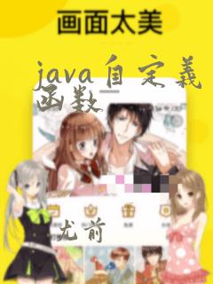 java自定义函数