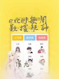 excel每周数据统计