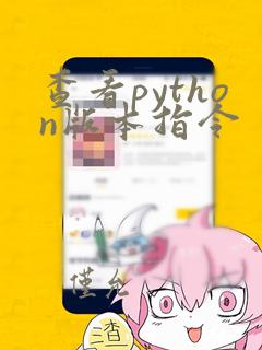查看python版本指令