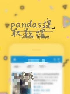 pandas提取数据