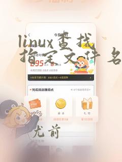 linux查找指定文件名文件