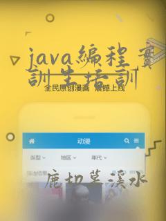 java编程实训生培训