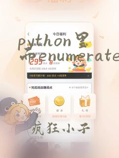 python里面enumerate