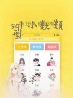 sql 小数类型
