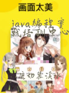 java编程实战培训中心