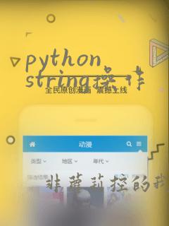 python string操作