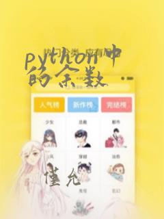 python中的余数