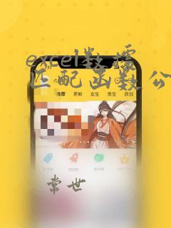 excel数据匹配函数公式