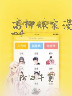高柳嫁家漫画1~4