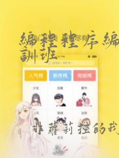 编程程序编程培训班