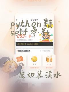 python类self参数