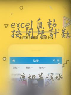 excel自动按周统计数据
