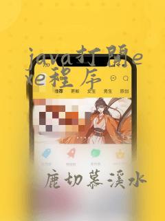 java打开exe程序