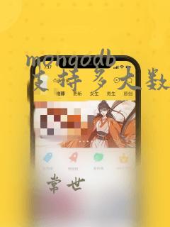 mongodb支持多大数据量
