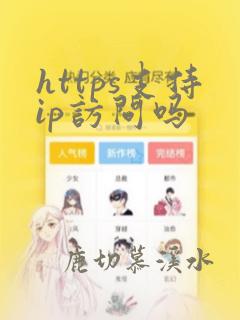https支持ip访问吗