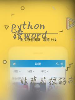python 读word