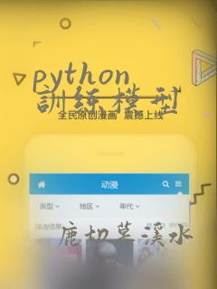 python 训练模型