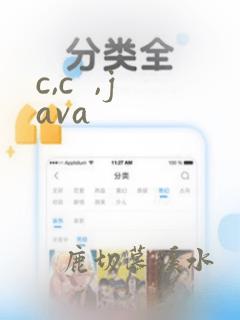 c,c  ,java