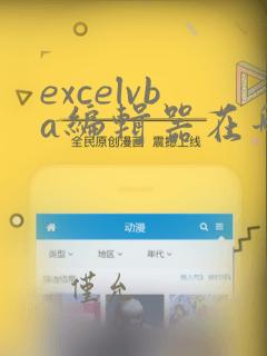 excelvba编辑器在哪里