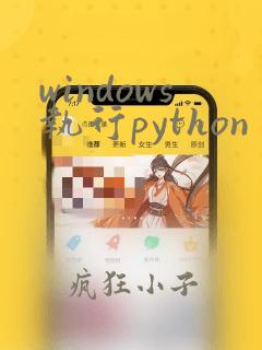 windows执行python