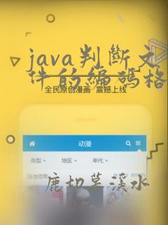java判断文件的编码格式