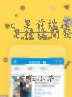 c  是前端还是后端开发