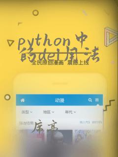 python中的del用法