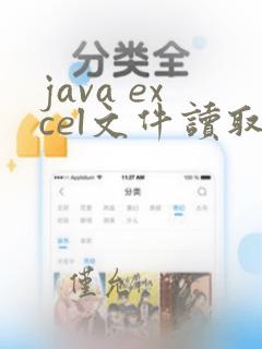 java excel文件读取