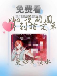 vba 复制图片到指定单元格