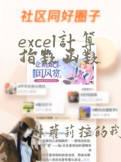 excel计算指数函数